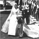 Boda de Grace Kelly y Rainiero de Mónaco