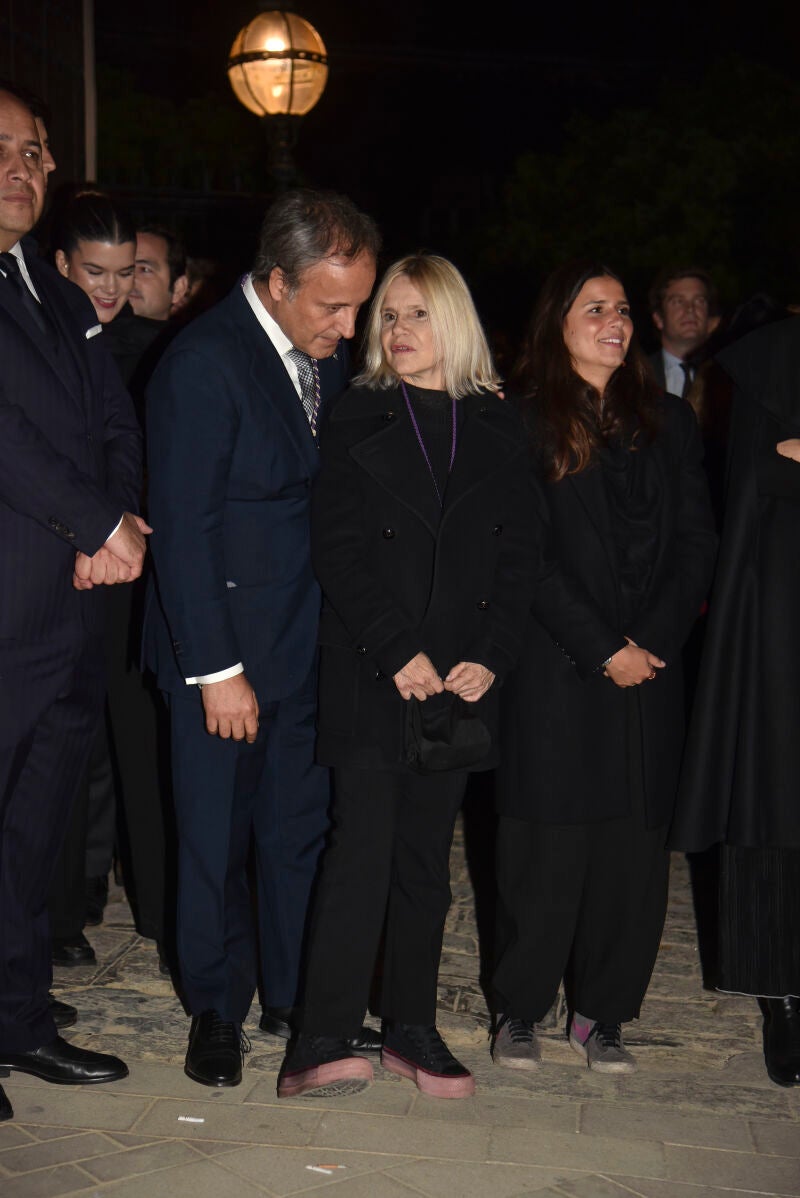Eugenia Martínez Irujo en la Madrugá en Sevilla.