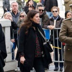 Teresa Urquijo en la procesión del Santísimo Cristo de los Alabarderos.