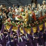 S.Santa.- Los Salzillos celebran su 425 aniversario en una mañana primaveral de Viernes Santo