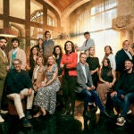 La fotografía de familia de los autores de Editorial Planeta