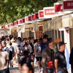 Imagen de la pasada edición de la Feria del Libro de Málaga