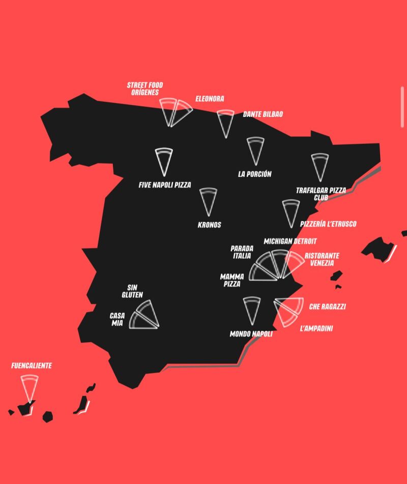 Mapa restaurantes participantes