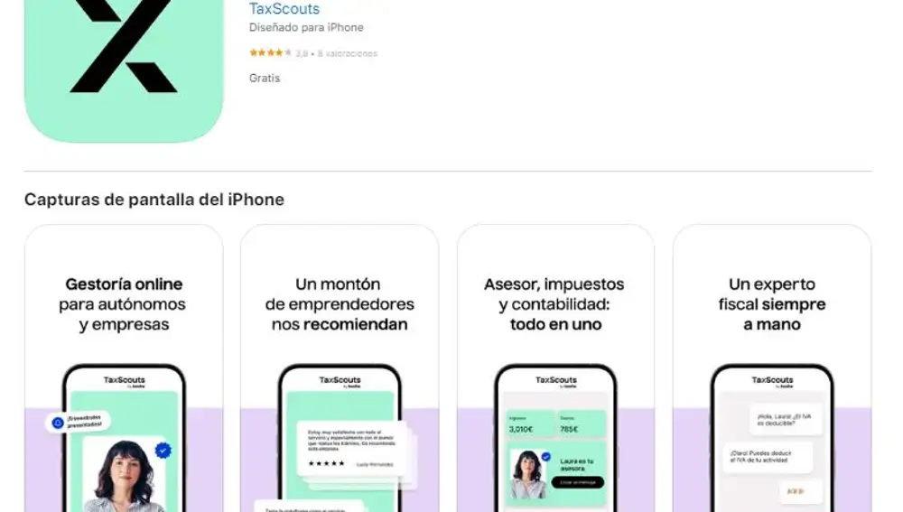 TaxScouts funciona como asesoría online