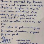 El mensaje de Salvador Illa, practicante confeso, al Papa Francisco