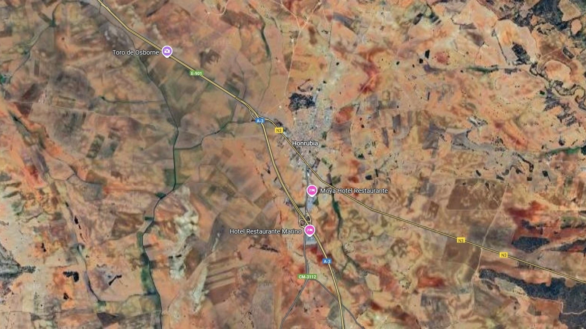 Un accidente de tráfico corta la A-3 a la altura de Honrubia (Cuenca), en dirección Madrid