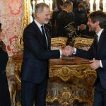 Los reyes ofrecen almuerzo con motivo de la concesión del Premio Cervantes