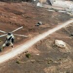El Ejército despliega helicópteros en Ceuta en una operación conjunta con Canarias
