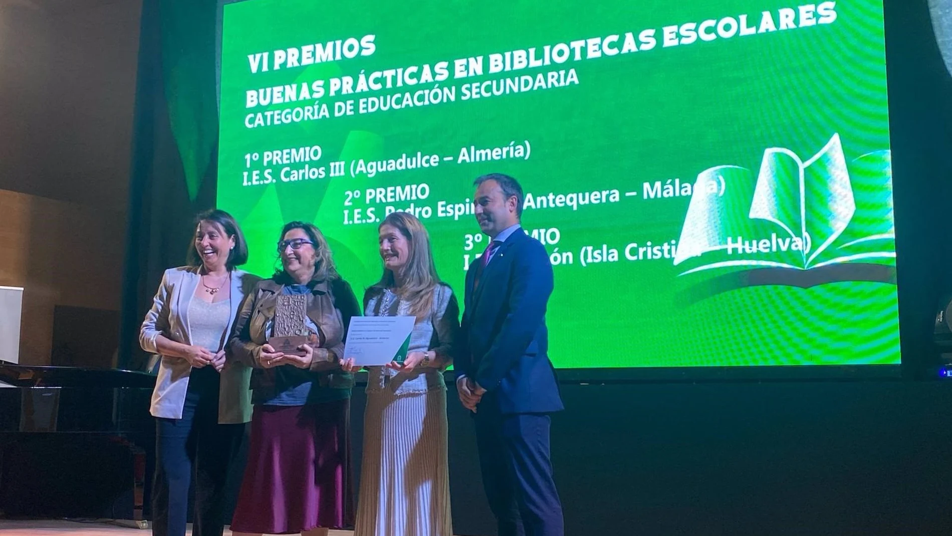 Centros educativos premiados por sus buenas prácticas en bibliotecas y fomento de la lectura