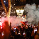 Celebración del título de Copa del Rey del Barcelona