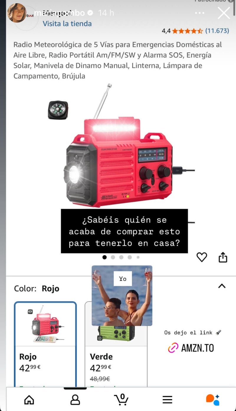La radio de emergencias de María Pombo.