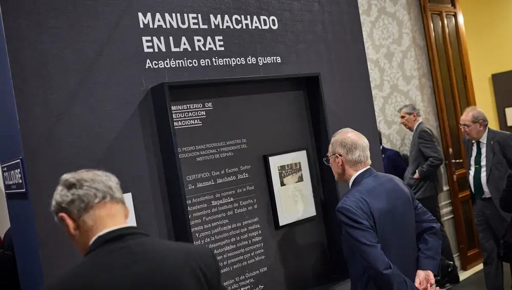 La RAE acoge la exposición «Los Machado. Retrato de familia». a exposición «Los Machado. Retrato de familia»,