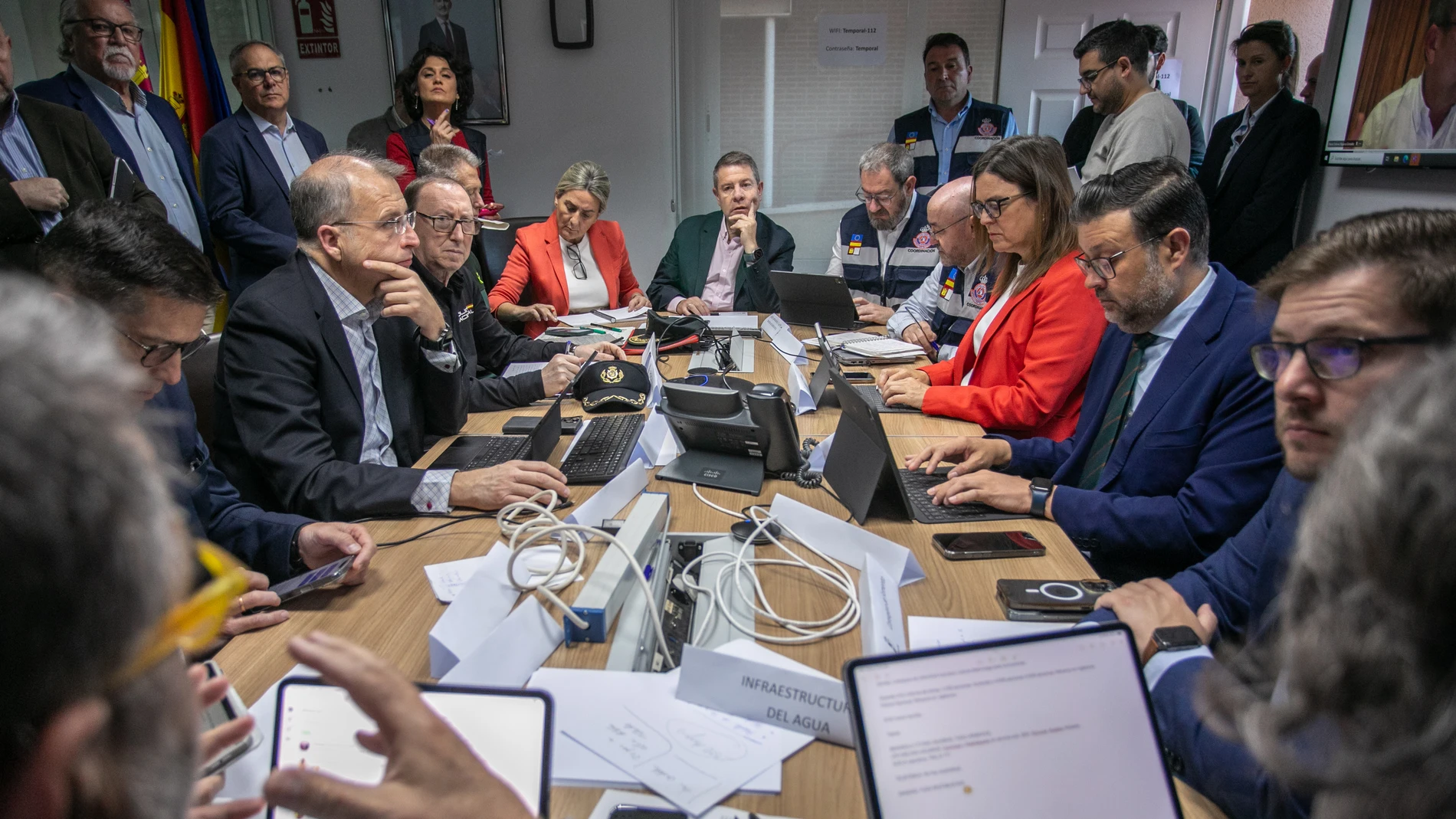 García-Page, en la reunión del CECOPI