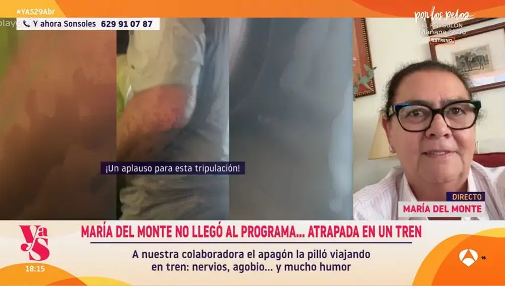 María del Monte en 'Y ahora Sonsoles'