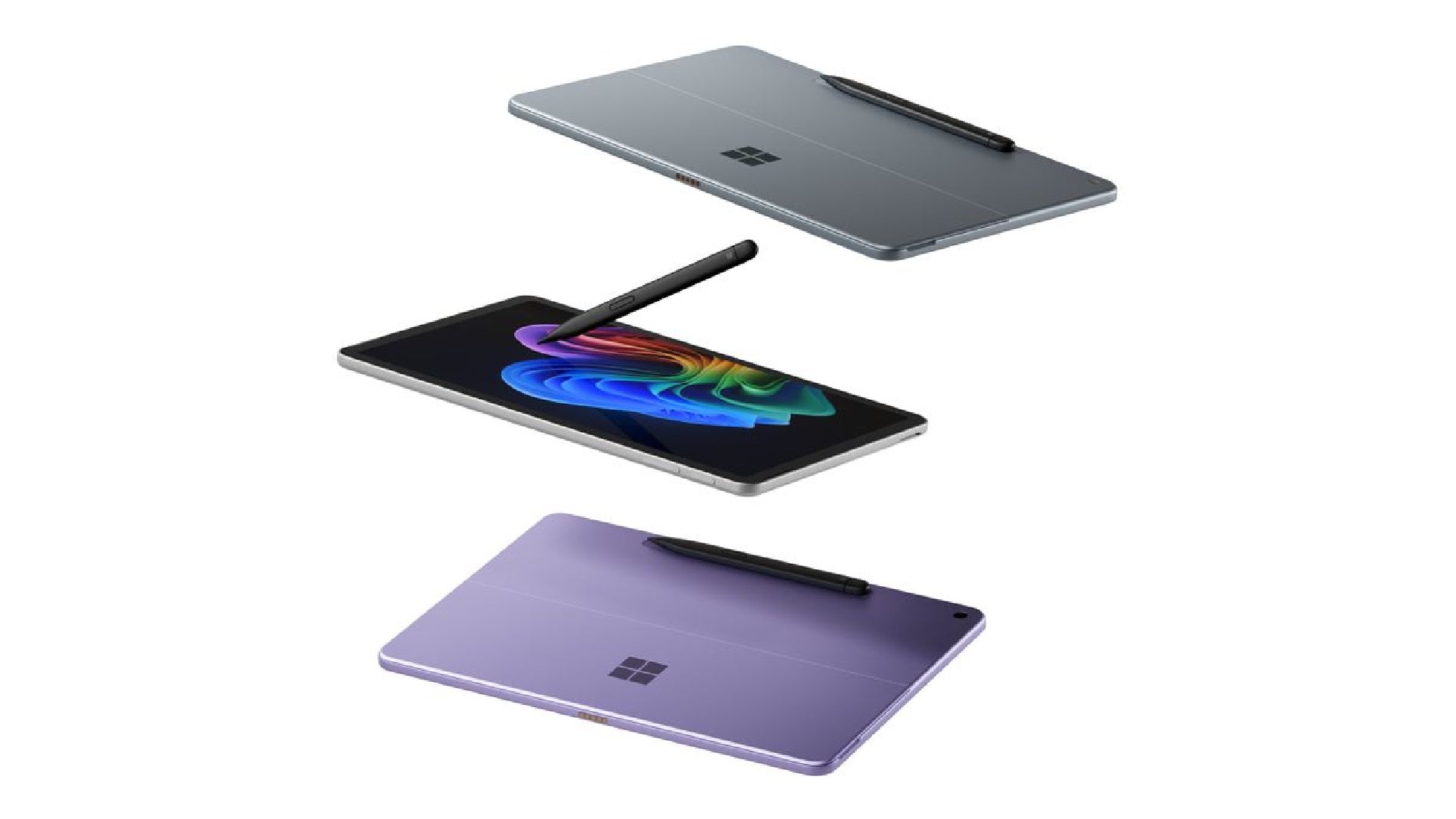 El Surface Slim Pen se conecta a la parte posterior del nuevo Surface Pro de 12 pulgadas para cargarlo