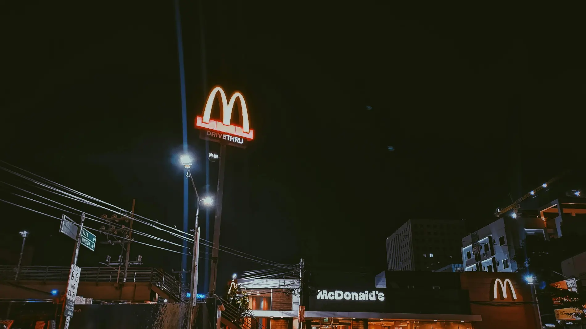 McDonald's por la noche