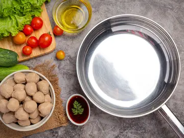 Sartén de acero inoxidable Sartén de acero inoxidable