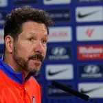 Rueda de prensa tras el entrenamiento del Atlético de Madrid