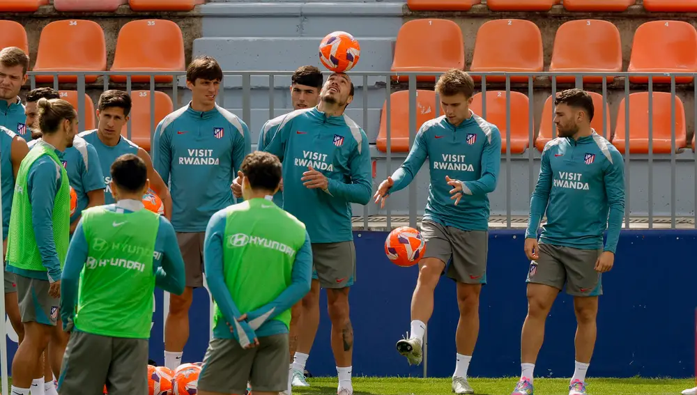Entrenamiento del Atlético de Madrid