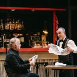 Luis Bermejo y Javier Gutiérrez en una escena del pase gráfico