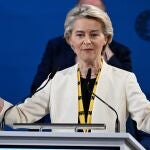 La presidenta de la Comisión Europea, Ursula von der Leyen