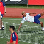 Entrenamiento de la selección española de fútbol