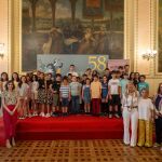 Acto de entrega de los premios Próxima Estación: Delibes, organizado por la Fundación de los Ferrocarriles Españoles, la Concejalía de Educación y Cultura del Ayuntamiento de Valladolid y la Fundación Miguel Delibes