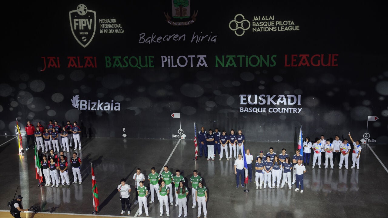 España derrota a Euskadi en el primer duelo oficial de pelota vasca ...