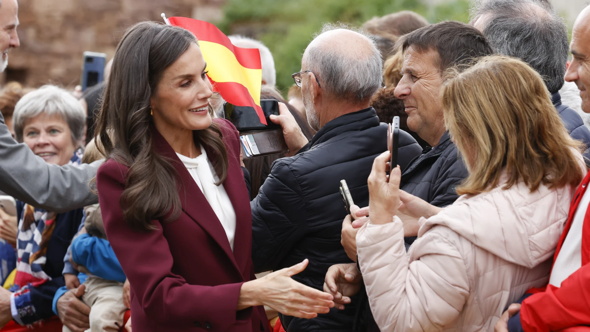 El look de la Reina Letizia en Brañosera.