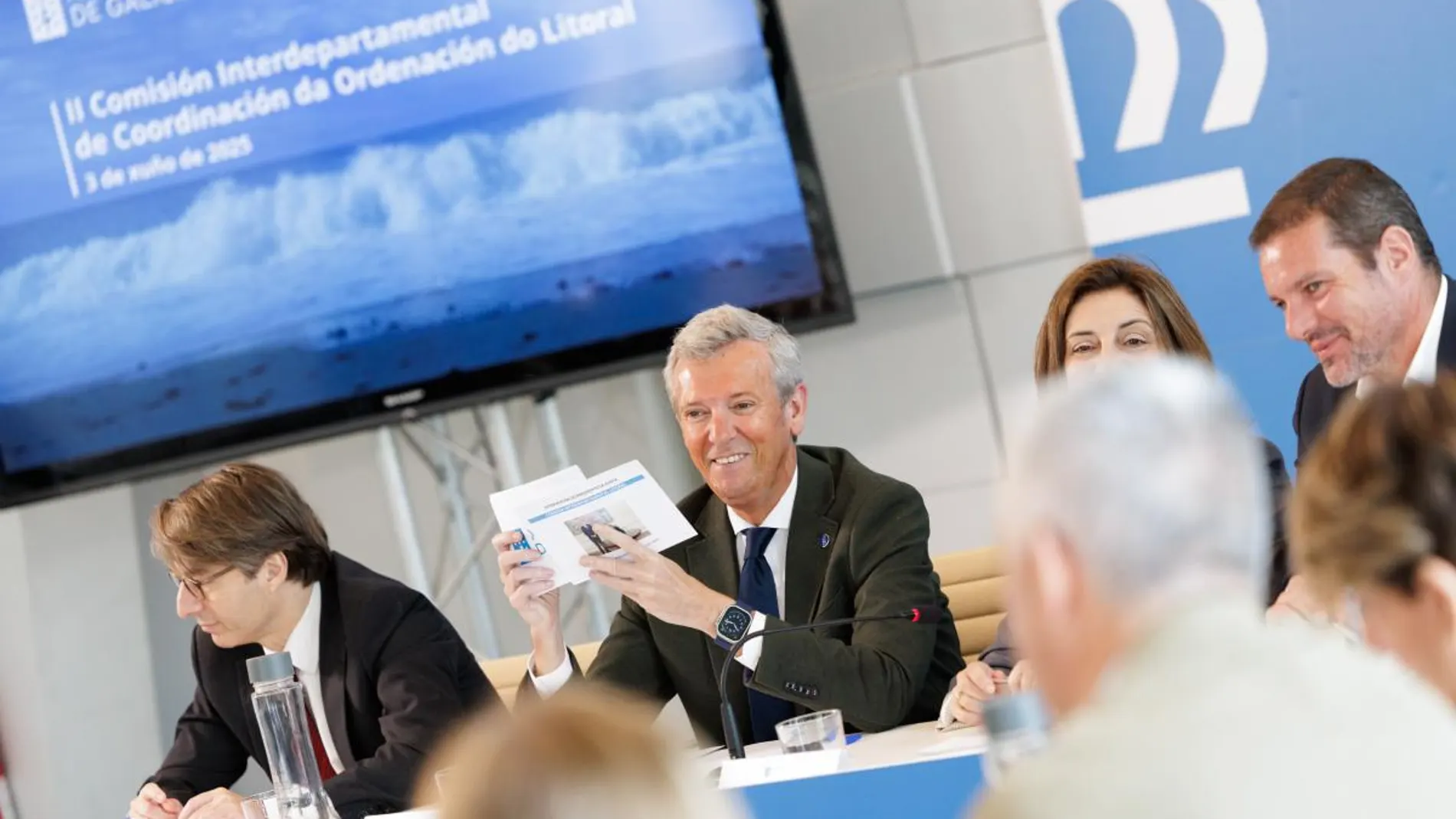 Rueda reivindica el control del litoral como un hito histórico para Galicia