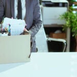 Un trabajador despedido