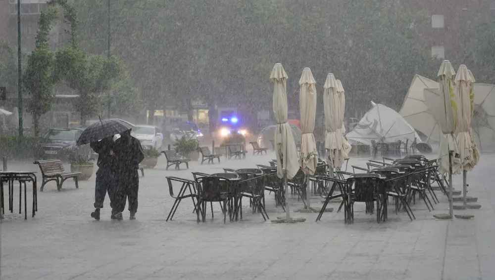 Vuelven las tormentas a Castilla y León para empezar la semana