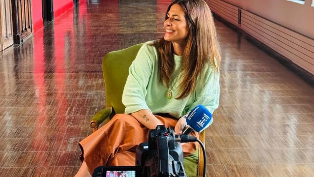 El look cómodo de Nuria Roca.