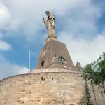 Sagrado Corazón en el Castell de la Mota en el monte Urgell en San Sebastián