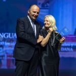 José Vicente Morata y Begoña Clérigues en la entrega de los Premios Dircom Ramón del Corral