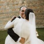 Novios el día de su boda