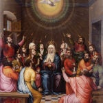  Óleo sobre tabla de Nicolás Borrás (ca. 1575-1600), del Monasterio de San Jerónimo de Cotalba, Alfauir (Valencia)  