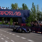 Exhibition with Williams at the future Madring F1 circuit