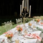 Mesa decorativo de boda. 