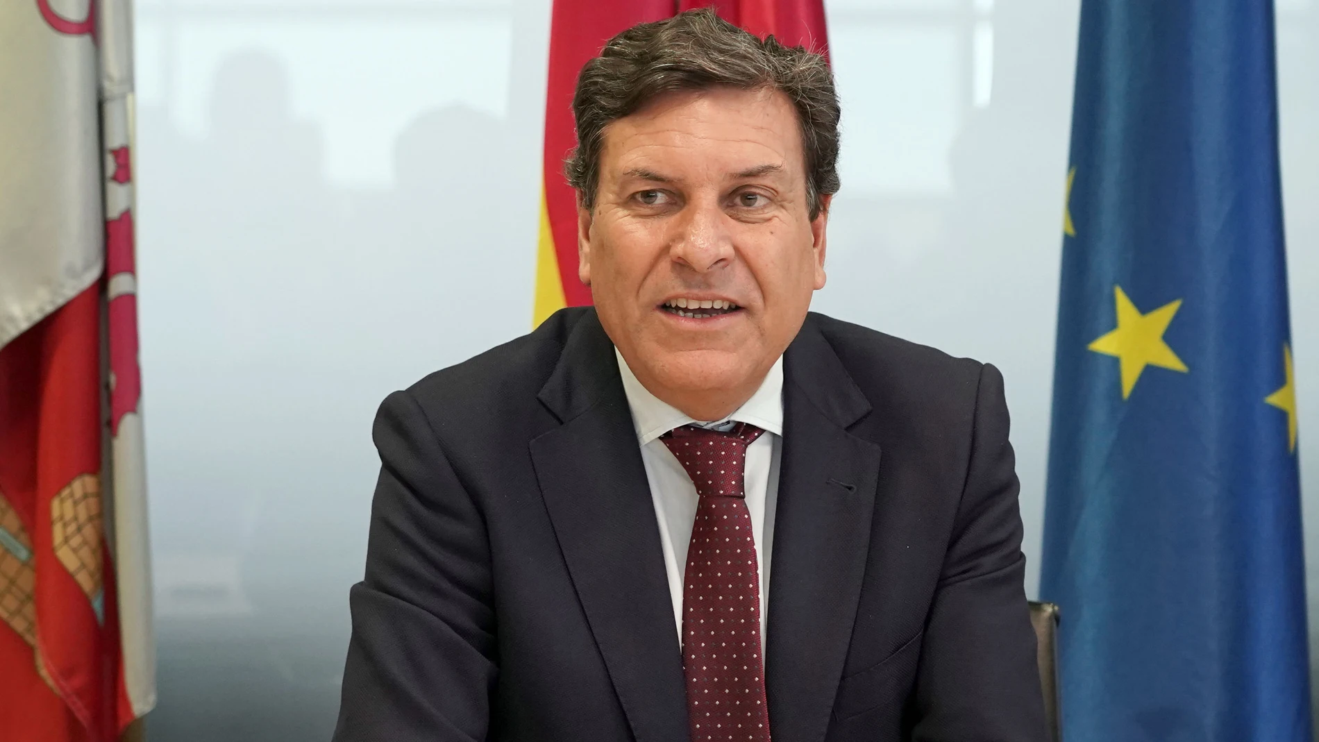 El consejero de Economía y Hacienda, Carlos Fernández Carriedo