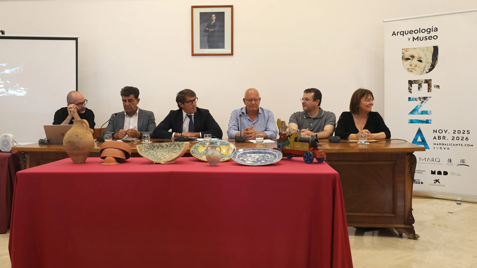 Presentación hoy en Denia de la nueva exposición del Marq "Dénia, arqueología y museo"