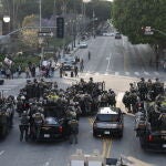 Miembros de la Guardia Nacional de EEUU en Los Angeles
