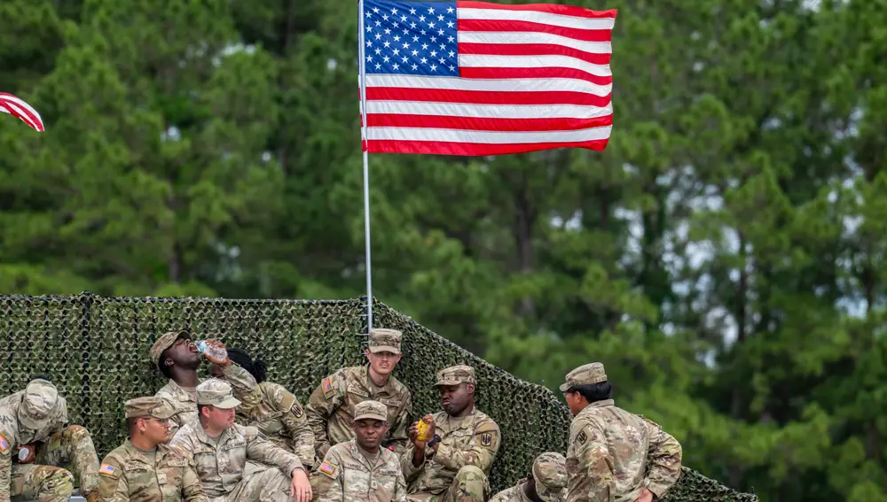US President Donald Trump visits Fort Bragg to celebrate US Army's 250th anniversary