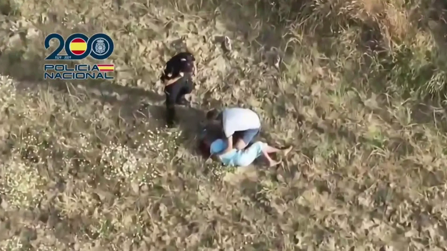 Drones de la Policía Nacional localizan a dos ancianos con Alzheimer de Leganés desorientados