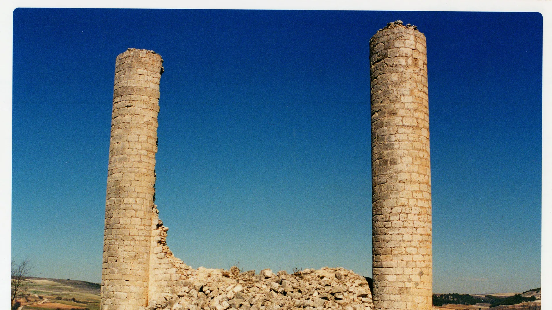 Estado actual del castillo de Canillas de Esgueva