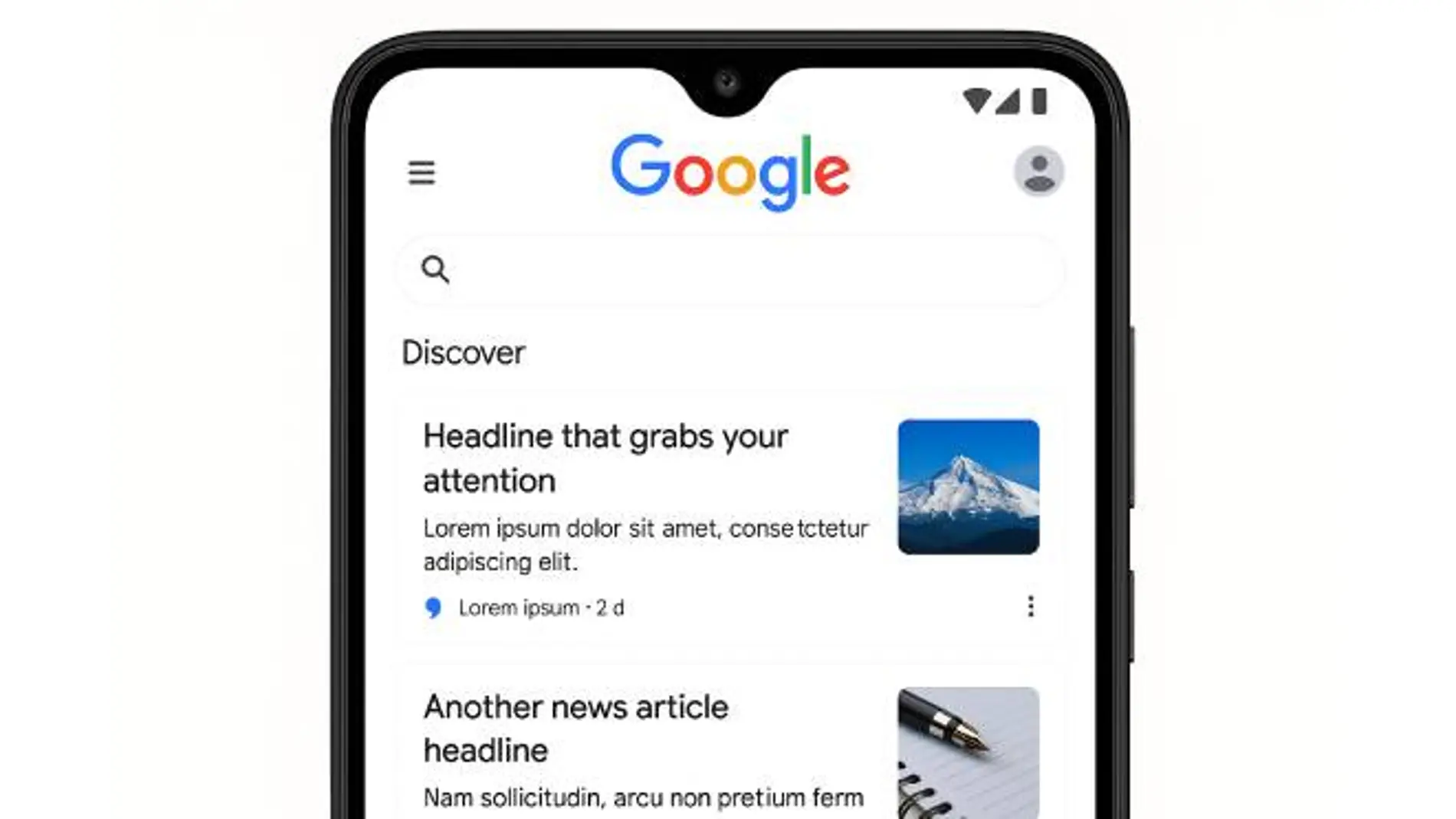 Google Discover cambia la forma en que presenta sus contenidos.
