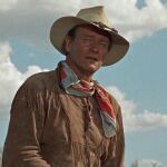 John Wayne en la película "Hondo"