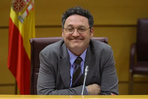 Álvaro García Ortiz y Pilar, la mujer que lo sustenta Álvaro García Ortiz y Pilar, la mujer que lo sustenta