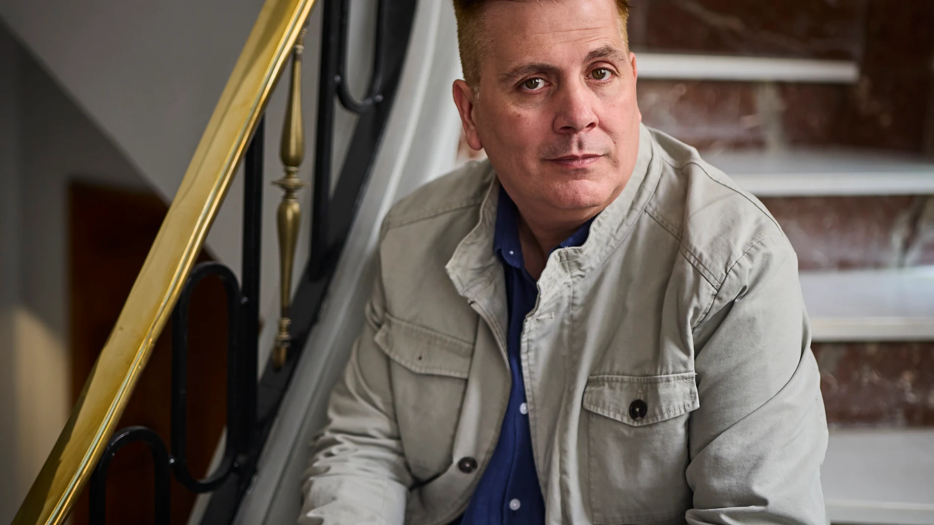 Entrevista Pablo Casanova, de Dreams Key, plataforma hipotecaria que integra a compradores, inmobiliarias, bancos, tasadoras, gestorías y notarías, permitiendo gestionar todas las etapas.© Alberto R. Roldán / Diario La Razón.12 06 2025