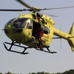 Helicóptero de la Agencia de Protección Civil que se ha sumado a la búsqueda